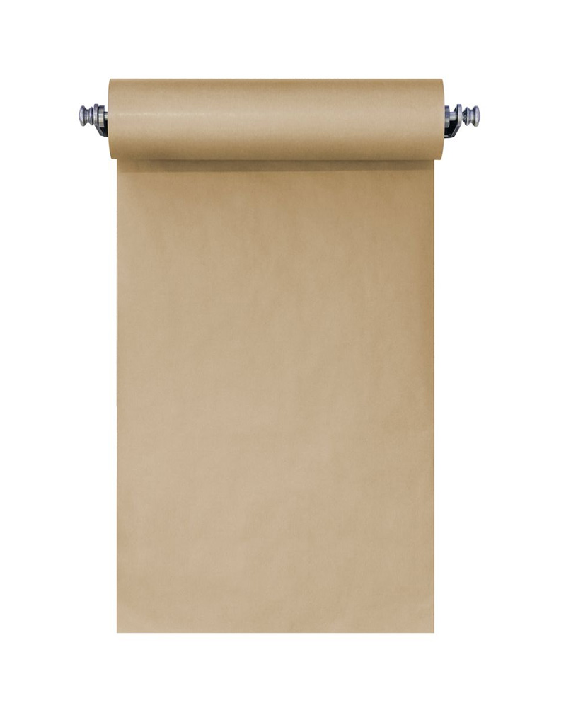 Wall Mounted Kraft Paper Roll Metal Holder Paper Dispenser