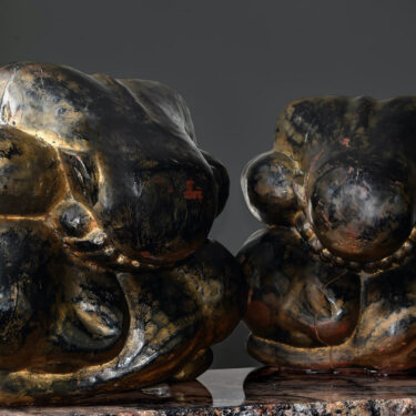 Vintage Hand Carved ‘Weeping Buddha’ Sculptures